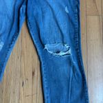REWASH  High Rise Distressed Medium Wash Cargo Joggers Photo 4