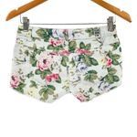 Anthropologie Flipside Floral and Snakeskin Reversible Denim Jean Shabby Chic Cutoff Shorts Photo 4