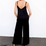 SILKY STARK X BLACK JUMPSUIT SLEEVELESS TANK SZ L ClASSIC BOHO BEACHY Size L Photo 1