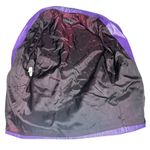 Vtg 90s Outerwear by Pheonix Purple Leather Jacket Coat Shoulder Pads Sz SP Photo 7