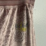 BCBGMAXAZRIA  Pink Misted Grape Velour Tracksuit XL Photo 9