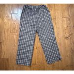 Brooks Brothers  stretch  navy plaid crop pant size 8 Photo 1