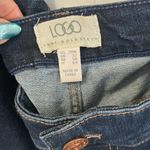 LOGO By Lori Goldstein  Velvet Patch Embellished Mid Rise Jeans Photo 6