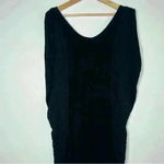 Ioanna Kourbela Black Sleeveless Ribbed Dress Large XL Size undefined Photo 3