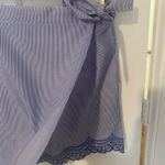 Rebellion Women’s wrap skirt, striped and embroidered on the bottom Photo 1