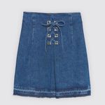 Sandro  Denim skirt with metallic details Photo 0