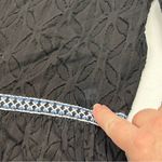 Tommy Bahama Black Cotton Clip Embroidered Tier Dress Size Small NEW *TINY FLAW* Photo 7