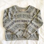 Hollister Gray Cropped Sweater Photo 0
