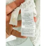 Madewell | NWT Embroidered Oversized Button-Up Shirt in White | Sz S Photo 7