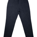 Eileen Fisher   Straight Pants Womens Large Texture Jacquard Black Straight Photo 0