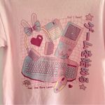 Black Matter Pink Gaming T-Shirt Small Cotton Kawaii Retro Gamer Aesthetic Tee Photo 2