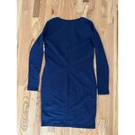 Athleta  ST enchanted navy blue dress NWT zippers long sleeve modal Photo 1