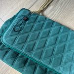 Brooks Brothers  Teal Quilted Shoulder Bag Photo 1