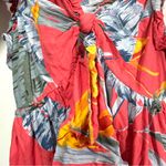 Patrons of Peace Tropical Print Ruffled Tank Photo 5