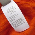 J.Crew NWT Cashmere Cable-knit Henley T-shirt in Heather Pumpkin Sweater L Photo 4