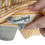 Diane Von Furstenberg  Vintage Golden Yellow Orange Stripe Button Up Plus Size 18 Photo 9