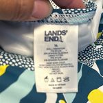 Lands' End  Baltic Teal Angelfish High Neck Tankini Swimsuit Size 14 EUC #0915-AZ Photo 5