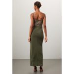Katie May  Willow Olive Green Lace Bustier Maxi Formal Gown Dress Sz XL Photo 2