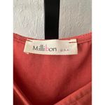 Millibon Women's Coral Dress with Bow Detail Orange Photo 2