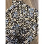Madewell NWT Gathered Button Front Mini Dress Dark Carob Floral Size Small Photo 9
