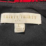 Thirty Thirty L Velvet Rose Open Back Mini Dress Black Size L Photo 4