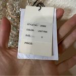 La Femme by GiGi 24562 light pink satin beaded mermaid gown NEW 0 Photo 9