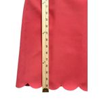 J.Crew Factory Womens Scalloped Shift Dress Sleeveless Size 4 Coral Photo 2