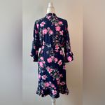 Birdy Grey Floral Navy and Pink Getting Ready Robe Size XL/XXL Photo 3