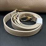 Anna Paola | Italian Leather Satchel w/ Crossbody & Scarf Tan Photo 6