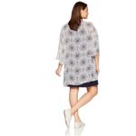 WALLFLOWER Sleeveless Kimono Dress NWT 1X White Photo 4