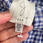 Anthropologie  Joie Blue Gingham Wide-Leg Pants Photo 4