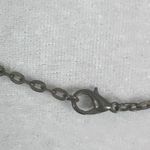 Gold Tone Key Pendant with "A" Initial Chain Necklace Photo 2