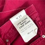 Madewell Low Slung Baggy Crop Jeans Dark Rosette Rigid Denim Size 25 Photo 6