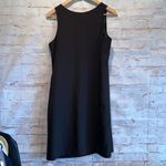 Merona LBD career sleeveless dress 10 knee length black scoop neck lined Photo 5