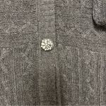 Lane Bryant 22/24 Long Cardigan Sweater Cable Knit Snowflake Buttons Wool Blend Photo 8