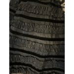 1950s Style Black Velvet Trim Tiered Cocktail Dress Red Tulle Unbranded Small Photo 9