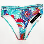 La Blanca Bikini Swim Bottoms SZ 14 NWT Tropics of Tropez Cross Over High Waist Photo 2