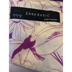 ZARA  Purple Floral Y2K  Dress Small Boho fairy whimsi zip Photo 2