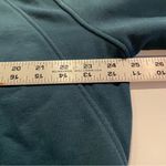 Danskin  Hooded Mixed Rib Cozy 1/2 Zip Women’s XL Dark Green Kangaroo Pocket Photo 4