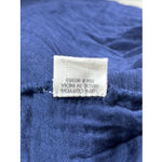 Kings Road Womens Dress Sz S Navy Blue Cotton Maxi Long Tiered Sleeveless Crepe Photo 9