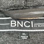 BNCI by Blanc Noir Size XL Hooded Black Open Jacket Wool Blend Cardigan Photo 1