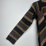 Cynthia Rowley  100% Merino Wool Striped Cardigan Sweater L/XL Open Front Draped Photo 1