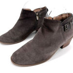 Vionic Women's Suede Leather Side Zip Buckle Slip-On Ankle Booties Taupe Size 8 Photo 0