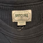 American Eagle  Lets Hang Out Women’s Long Sleeve Blue Sweatshirt 1011 Photo 2