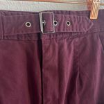 Carmar Maroon Utility Cargo Skirt Buckles 4 Photo 3