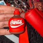 Handmade Vibrant Red Keychain‎ Set with Floral Pouch Photo 9