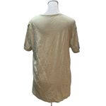 Vintage Max 2003 Tan with Grey Orange Graphic Women's Short Sleeve Tee Medium Photo 1