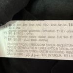 ZARA  Black Linen Sleeveless Ruched Cross Back Cami Camisole Mini Tank Dress M Photo 7