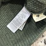 Madewell Hollydene Ruffle-Shoulder merino wool blend Pullover Sweater size XS in Green Photo 6