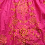 Anthropologie NWT Maeve Somerset Maxi in Pink Embroidered Edition Dress L Photo 7